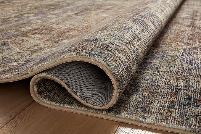 Loloi Amber Lewis Morgan Collection MOG-05 Spice/Lagoon 2'-3" x 11'-6" 38" Thick Runner Rug feat. CloudPile, Neutral, Room Décor, Vintage Inspired, Livingroom, Bedroom, Dining Area