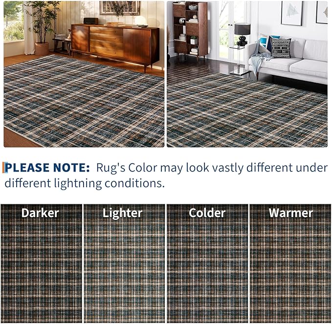 Washable Runner Rug 2x10 Modern Bathroom Rugs Non Slip Kitchen Rugs with Rubber Backing Entryway Rug Soft Non Shedding Stain Resistant Carpet for Laundry Hallway Bedside 2'x10'