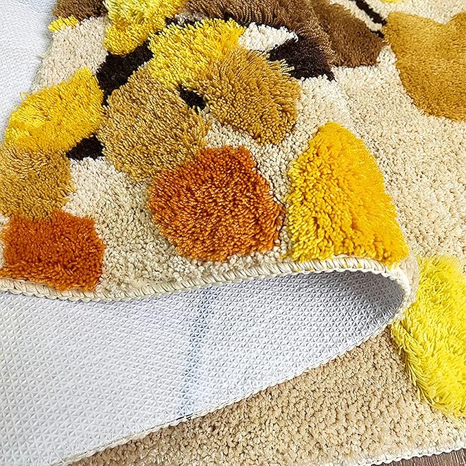 UKELER Soft Shag Moss Rugs Non Slip Washable Decorative Rugs for Bedroom Playroom Hallway Home Decor 55''x27.5''