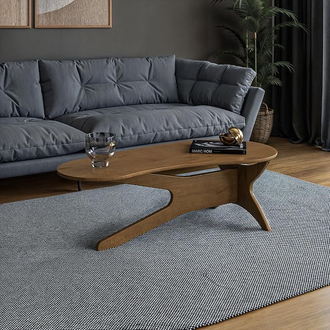 Camaflexi Mid Century Coffee Table - Mocha Finish