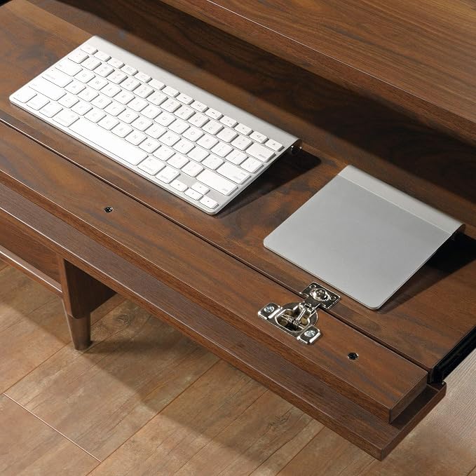 Sauder Clifford Place Executive Desk, in Grand Walnut finish