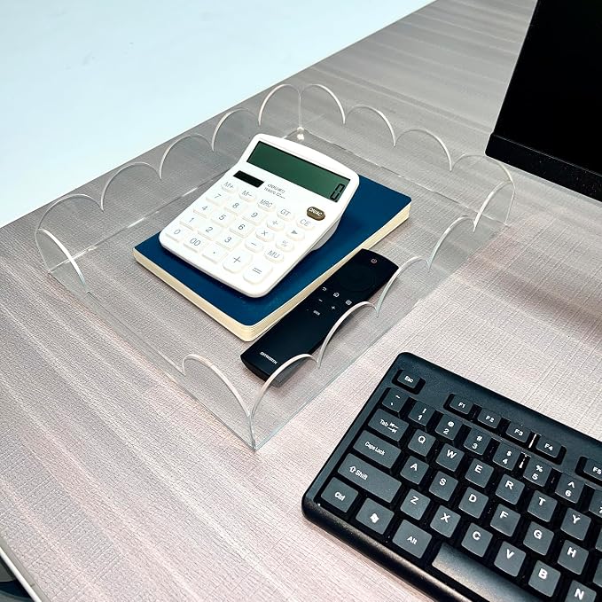 Acrylic Letter Tray,Desk Organizers and Accessories for Papers,Documents,Folders,Notebooks and Stationery,Magazine File Holder for Office,Home and Classroom