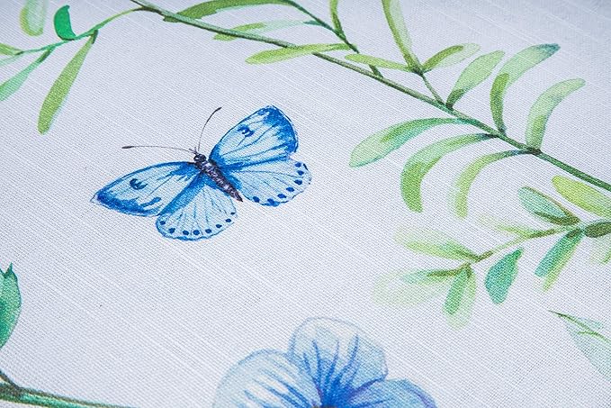 Maison d' Hermine Table Cloth Rectangle Table 100% Cotton 70 x 108 Inches Tablecloth Reusable Decorative for Dining Room Farmhouse Home Valentines Day Decorations Spring Summer - Just Floral