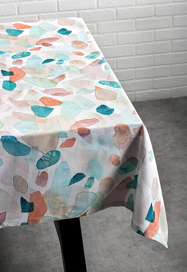 Maison d' Hermine Table Cloth Rectangle Table 100% Cotton 70 x 90 Inches Tablecloth Reusable Decorative for Dining Room Farmhouse Home Valentines Day Decorations Spring Summer - Summer Picnic