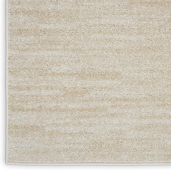 Nourison Home Nourison Essentials Ivory Beige 2'2" x 7'6" Area Rug - Easy Clean, Non Shedding, Bed Room, Living Room, Dining Room, Kitchen (8' Runner)