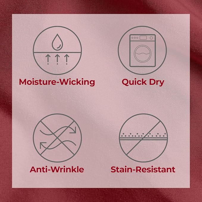 Mellanni Extra Deep Queen Sheets - 4 PC Iconic Collection Bedding - Hotel Luxury, Ultra Soft, Cooling Bed Sheets - Wrinkle, Fade, Stain Resistant (Queen, Brick Red)