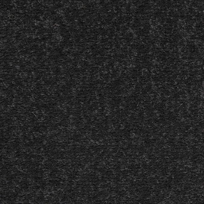 Nourison Home Nourison Essentials Black 7' x Square Area Rug - Easy Clean, Non Shedding, Bed Room, Living Room, Dining Room, Kitchen (7' x Square)