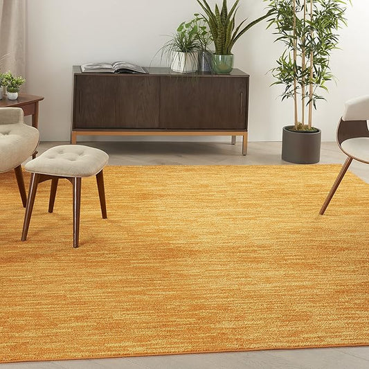 Nourison Home Nourison Essentials Sunburst 7' x Square Area Rug - Easy Clean, Non Shedding, Bed Room, Living Room, Dining Room, Kitchen (7' x Square)