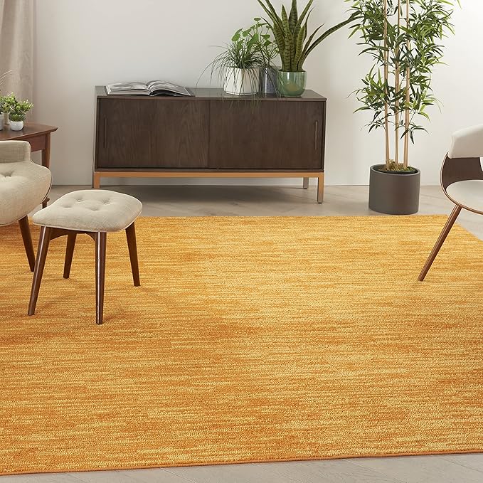Nourison Home Nourison Essentials Sunburst 5' x Square Area Rug - Easy Clean, Non Shedding, Bed Room, Living Room, Dining Room, Kitchen (5' x Square)