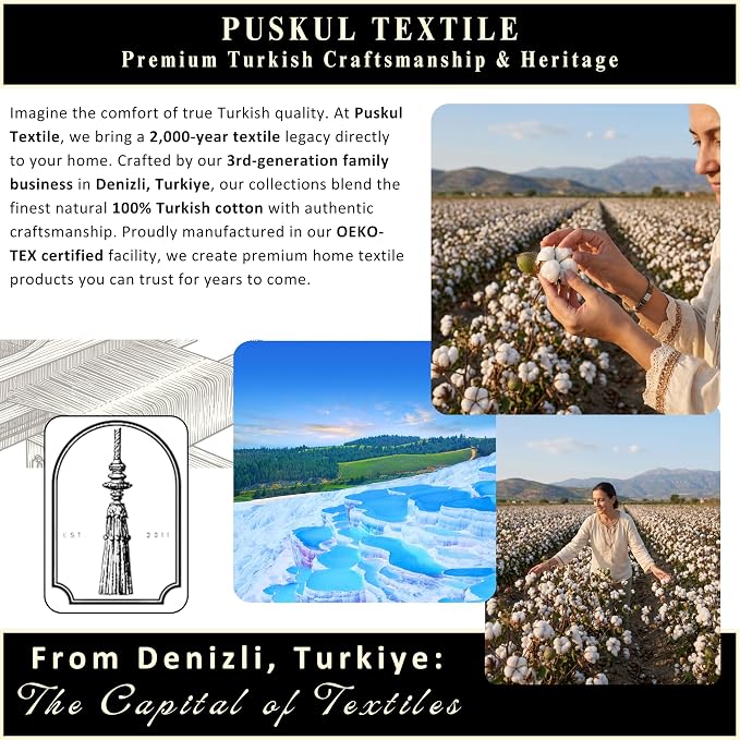 PÜSKÜL Natural 100% Turkish Cotton Waffle Bath Towels Set of 2-Piece | 32x63 Extra Large Absorbent Quick-Dry Lightweight Spa Towel | Luxury Sauna Accessories (Mustard Yellow Bath Towels - Pack of 2)