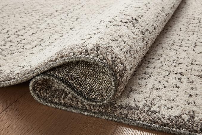Loloi Darby Collection DAR-04 Ivory/Stone 2'-7" x 8'-0" Runner Rug