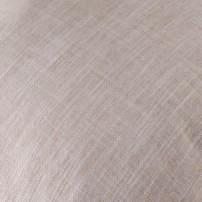ZeeMart Rustic Cotton Linen Throw Pillow Covers Set of 2, 24x24 Inch Taupe, Farmhouse Style Decorative Couch Pillow Cases Beige Cushion Covers for Sofa Bed Living Room Home Decor
