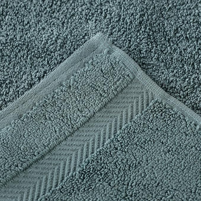 Superior Zero Twist 100% Cotton Bath Sheet Towels, Super Soft, Fluffy and Absorbent, Premium Quality Oversized Bath Sheet Set of 2 - Jade