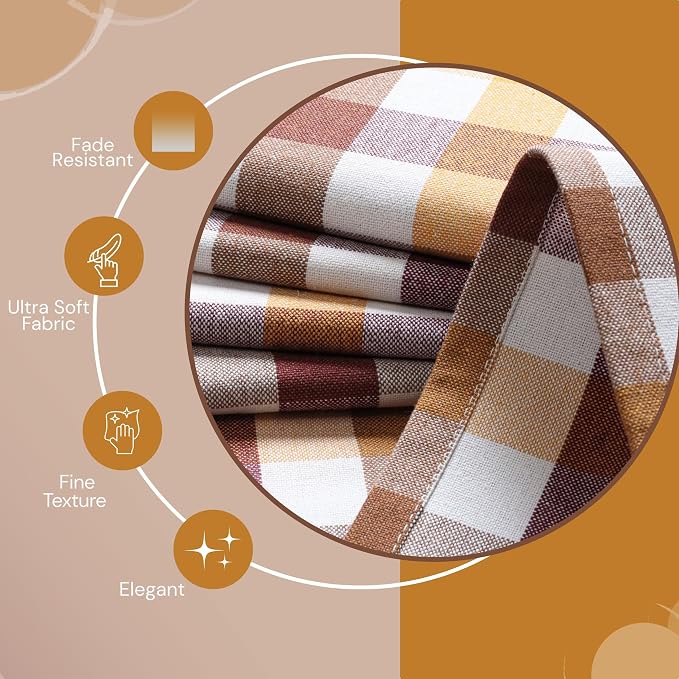 Multi Dish Towels 4 Pack Combo, 18"x26", Quick Drying Cloths, 100% Cotton, Absorbent Wash Rags, Washable, Reusable Cleaning Towels for Dishes, Kitchen Drying Use - Multi Pack