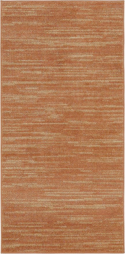 Nourison Home Nourison Essentials Rust 2' x 4' Area Rug - Easy Clean, Non Shedding, Bed Room, Living Room, Dining Room, Kitchen (2' x 4')