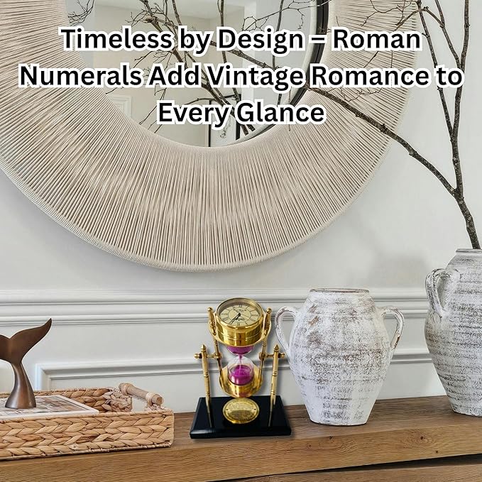 My Precious Girl Gift for her - Brass SandTimer ClockCompass Engraved Quote | Handmade Inspirational Gift for Women & Girls - Shiny Brass Table Top Desk Decor