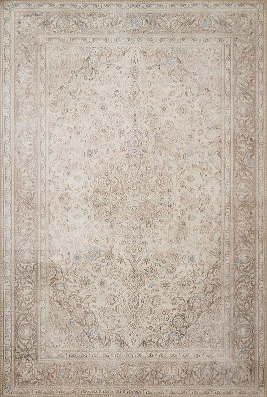 Loloi Loren Collection LQ-03 Sand/Taupe 5'-0" x 7'-6" Area Rug