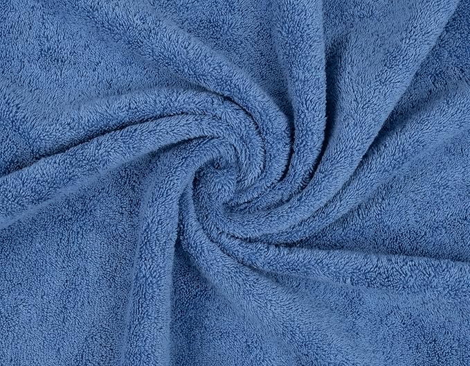 American Soft Linen Premium 3 Piece Towel Set, 1 Bath Towel 1 Hand Towel 1 Washcloth, 600 GSM 100% Cotton Turkish Towels for Bathroom, Lilac Towel Set