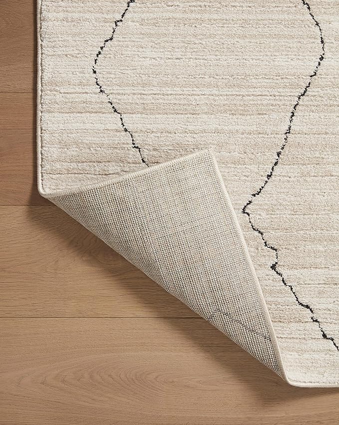 Loloi Darby Collection DAR-03 Sand/Charcoal 11'-6" x 15' Area Rug