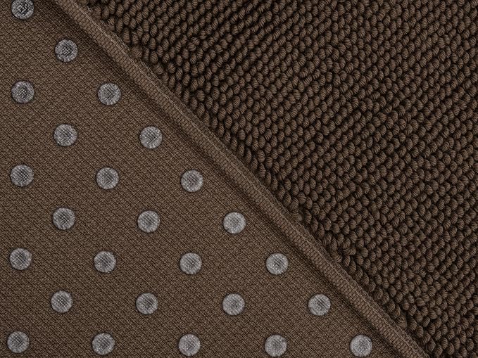 Cotton Paradise 100% Cotton Turkish Bathmat Rug, Soft Absorbent Quick Dry Non Slip, 17x24 Bathmat Rug, Chocolate Brown