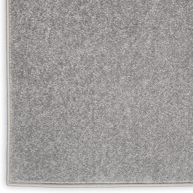 Nourison Home Nourison Essentials Silver Grey 7' x 10' Area Rug - Easy Clean, Non Shedding, Bed Room, Living Room, Dining Room, Kitchen (7' x 10')