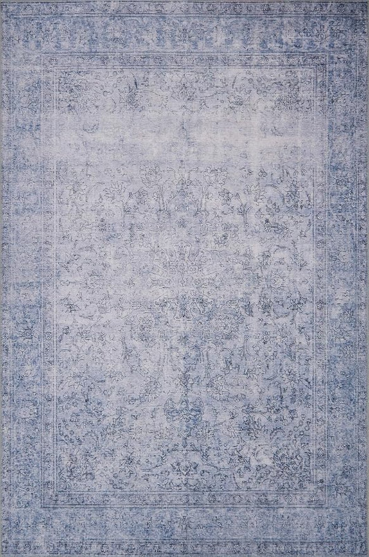 Loloi Loren Collection LQ-09 Slate 5'-0" x 7'-6" Area Rug