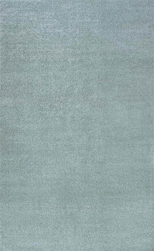 JONATHAN Y Haze Solid Low-Pile Aqua Blue Indoor Area Rug 12x15, Coastal,Bohemian,Minimalist,Classic, Easy-Cleaning for Living Room,Bedroom,Kitchen,Pet Friendly,Non-Shedding (SEU100S-15)