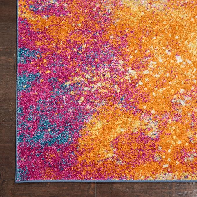 Nourison Home Passion 7' x 10' Multicolor Fabric Modern Area Rug (7' x 10')