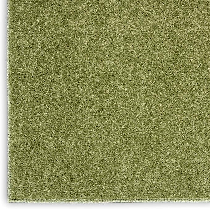 Nourison Home Nourison Essentials Green 8' x 10' Area Rug - Easy Clean, Non Shedding, Bed Room, Living Room, Dining Room, Kitchen (8' x 10')