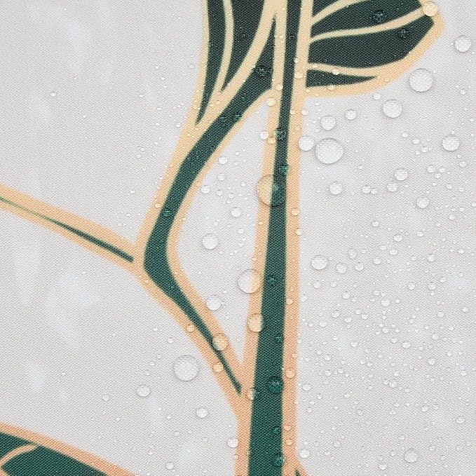 Boho Green Geometric Shower Curtain Bohemian Abstract Mid Century Tropical Bathroom Curtain Minimalist Modern Palm Leaf Shower Curtain Sets for Bathroom Extra Long 72x96 in with 12 Hooks