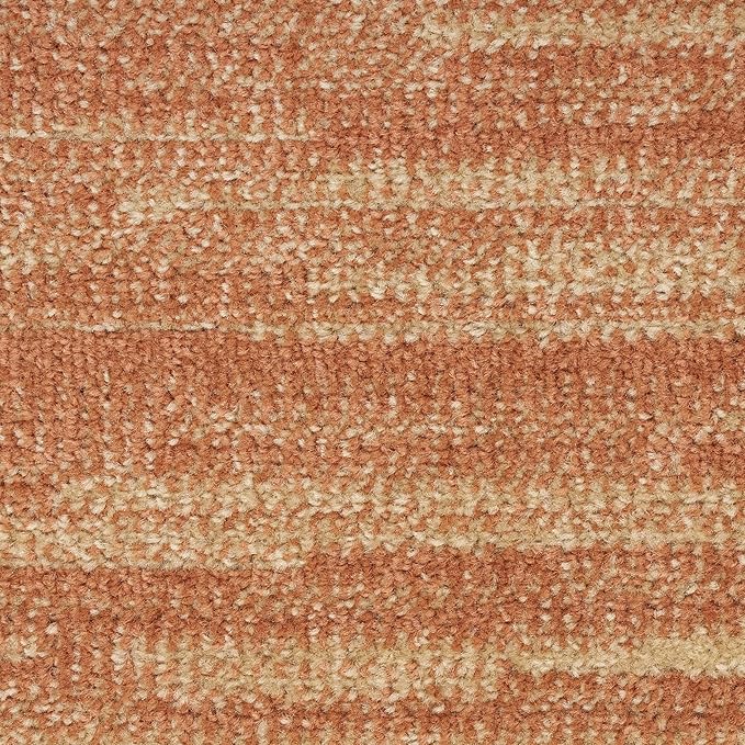 Nourison Home Nourison Essentials Rust 2' x 4' Area Rug - Easy Clean, Non Shedding, Bed Room, Living Room, Dining Room, Kitchen (2' x 4')