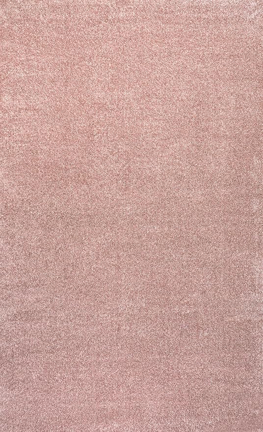 JONATHAN Y Haze Solid Low-Pile Pink Indoor Area Rug 12x15, Coastal,Bohemian,Minimalist,Classic, Easy-Cleaning for Living Room,Bedroom,Kitchen,Pet Friendly,Non-Shedding (SEU100P-15)
