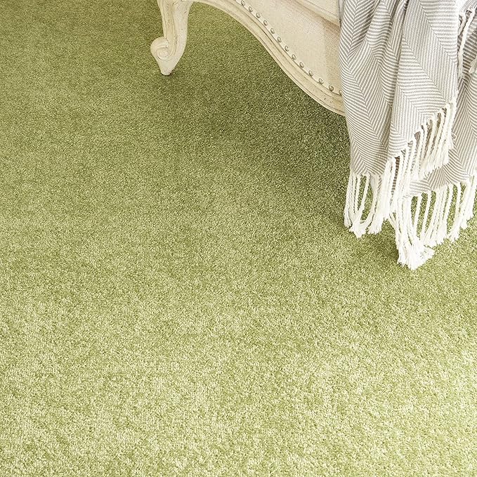 Nourison Home Nourison Essentials Green 8' x 10' Area Rug - Easy Clean, Non Shedding, Bed Room, Living Room, Dining Room, Kitchen (8' x 10')
