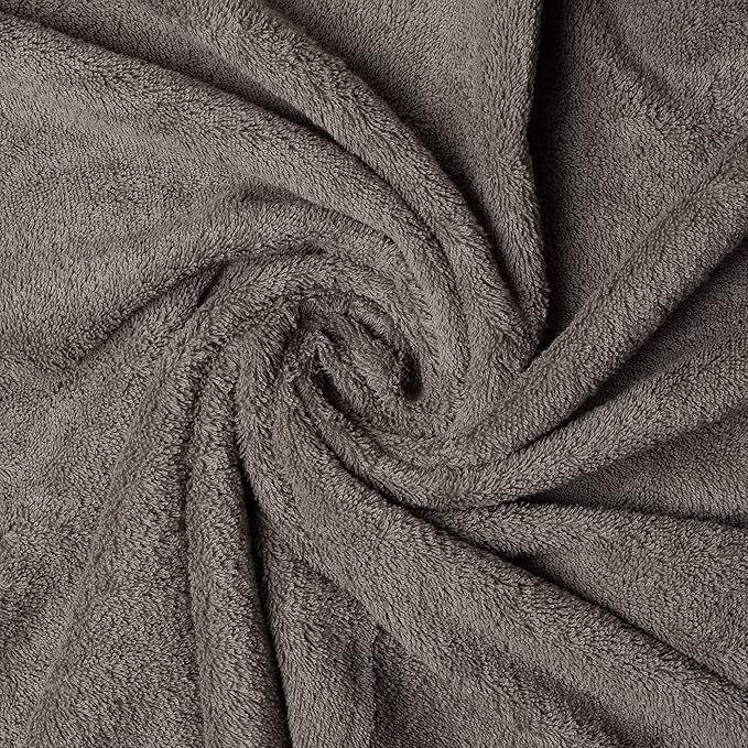 Melissa Linen - Fingertip Towels 4 Pack, 100% Turkish Cotton, Small Hand Towels for Body and Face, 12 x 18 in, Soft and Absorbent, Quick Dry, (Brown Fingertip Towels)