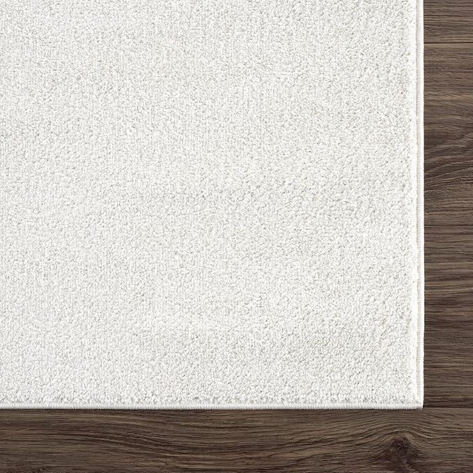 Abani Rugs Cream and Pink 5’3” x 7’6” (5'x8') Contemporary mid-Century Rug with Beige and Pink Geometric Circle. Minimalistic Design Rectangular Area Rug. Turkish Stain Resistant Area Rug.