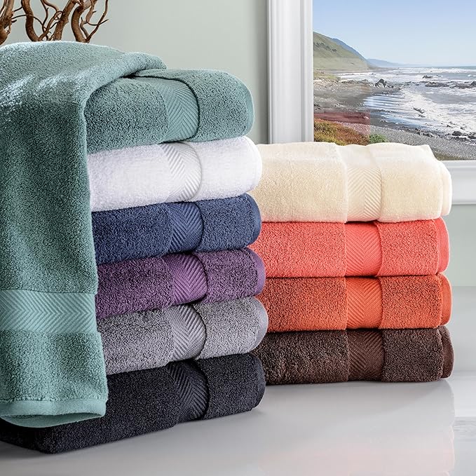 Superior Zero Twist 100% Cotton Bath Sheet Towels, Super Soft, Fluffy and Absorbent, Premium Quality Oversized Bath Sheet Set of 2 - Jade