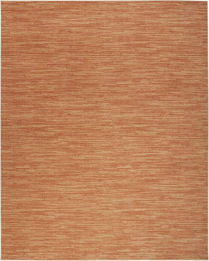 Nourison Home Nourison Essentials Rust 12' x 15' Area Rug - Easy Clean, Non Shedding, Bed Room, Living Room, Dining Room, Kitchen (12' x 15')