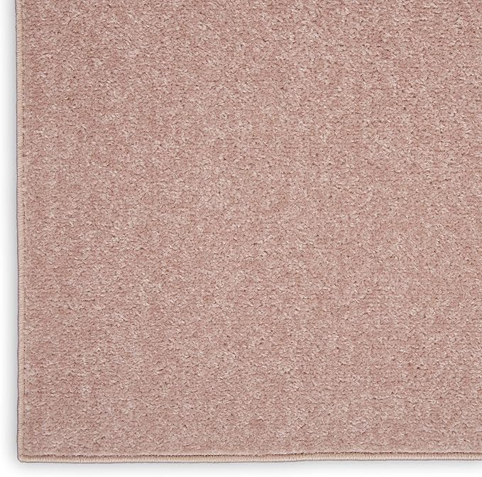 Nourison Home Nourison Essentials Pink 5' x 7' Area Rug - Easy Clean, Non Shedding, Bed Room, Living Room, Dining Room, Kitchen (5' x 7')