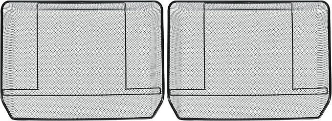 Lorell Letter Tray, Side Load, 14-1/4 x 10-3/4 x 3 Inches, Steel Mesh/Black