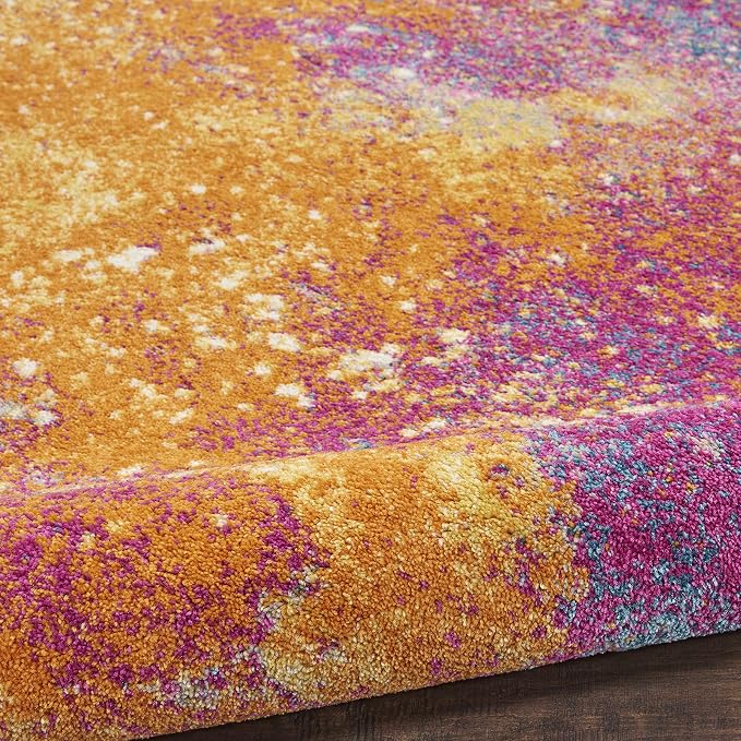 Nourison Home Passion Sunburst 10' x 14' Area Rug, Modern, Abstract, Easy-Cleaning, Non-Shedding, Bedroom, Living Room, Dining Room, Kitchen