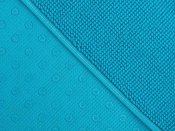 Cotton Paradise 100% Cotton Turkish Bathmat Rug, Soft Absorbent Quick Dry Non Slip, 20x34 Bathmat Rug, Ocean Aqua