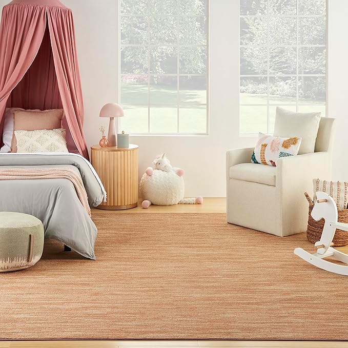 Nourison Home Nourison Essentials Rust 12' x 15' Area Rug - Easy Clean, Non Shedding, Bed Room, Living Room, Dining Room, Kitchen (12' x 15')