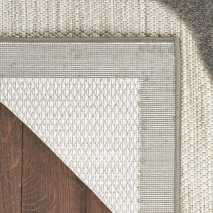 Nourison Home Aloha Beige 7'10" x 10'6" Area Rug - Easy Clean, Non Shedding, Bed Room, Living Room, Dining Room, Kitchen (8' x 11')