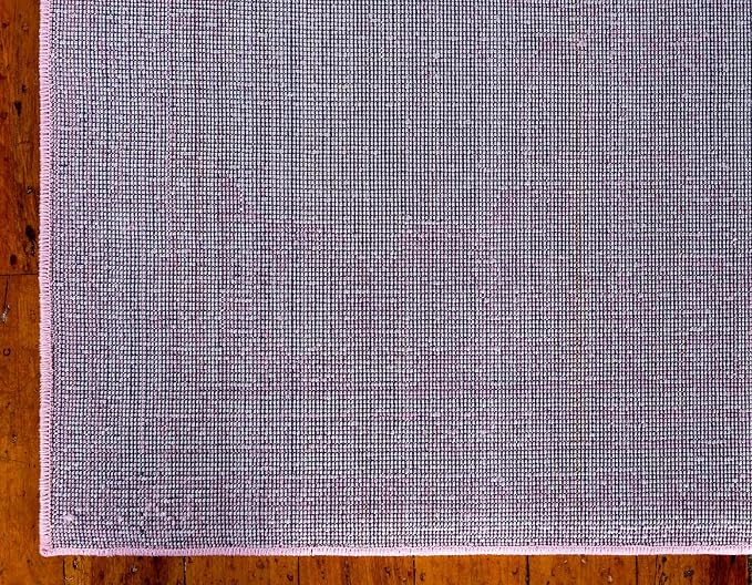 Unique Loom Bromley Collection Area Rug - Wells (4' 1" x 6' 1" Rectangle, Pink/ Ivory)