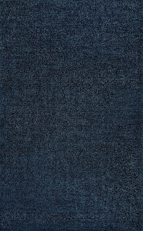 JONATHAN Y Haze Solid Low-Pile Navy Indoor Area Rug 3x5, Coastal,Bohemian,Minimalist,Classic, Easy-Cleaning for Living Room,Bedroom,Kitchen,Pet Friendly,Non-Shedding (SEU100C-3)