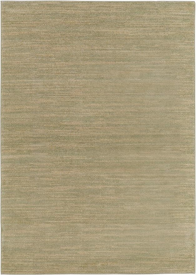 Nourison Home Nourison Essentials Green Gold 5' x 7' Area Rug - Easy Clean, Non Shedding, Bed Room, Living Room, Dining Room, Kitchen (5' x 7')