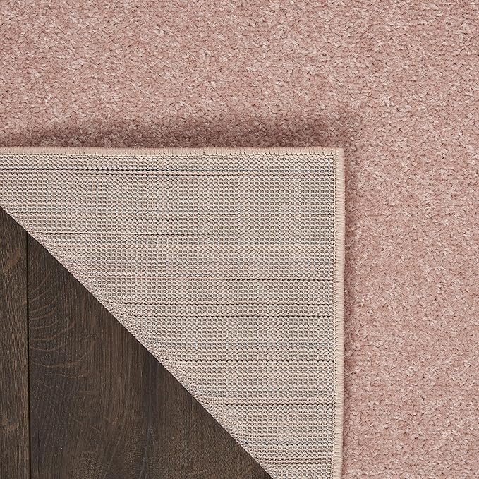 Nourison Home Nourison Essentials Pink 4' x 6' Area Rug - Easy Clean, Non Shedding, Bed Room, Living Room, Dining Room, Kitchen (4' x 6')