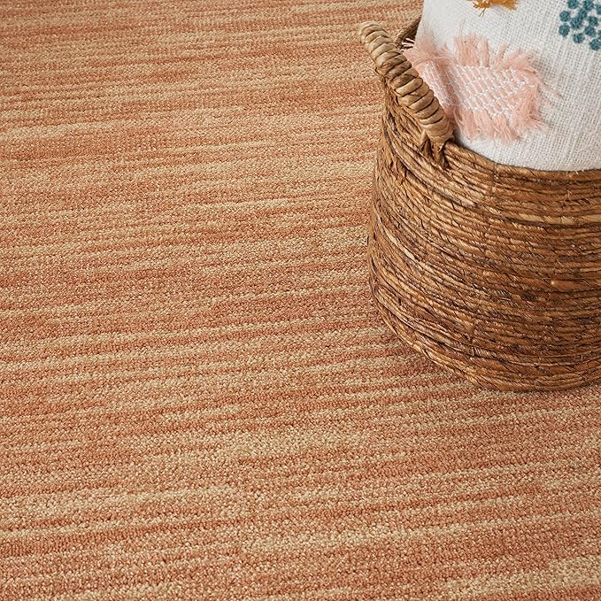 Nourison Home Nourison Essentials Rust 12' x 15' Area Rug - Easy Clean, Non Shedding, Bed Room, Living Room, Dining Room, Kitchen (12' x 15')
