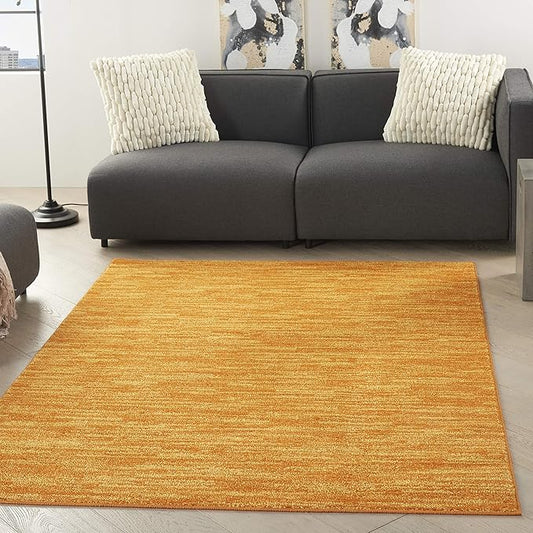 Nourison Home Nourison Essentials Sunburst 4' x 6' Area Rug - Easy Clean, Non Shedding, Bed Room, Living Room, Dining Room, Kitchen (4' x 6')
