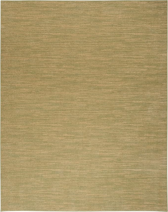 Nourison Home Nourison Essentials Green Gold 12' x 15' Area Rug - Easy Clean, Non Shedding, Bed Room, Living Room, Dining Room, Kitchen (12' x 15')